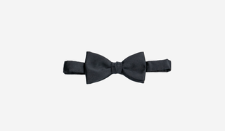 Cerruti1881 Black Silk Self Tie Bow