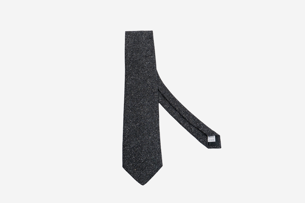 Cerruti 1881 Charcoal Knit Tie – Formal Red